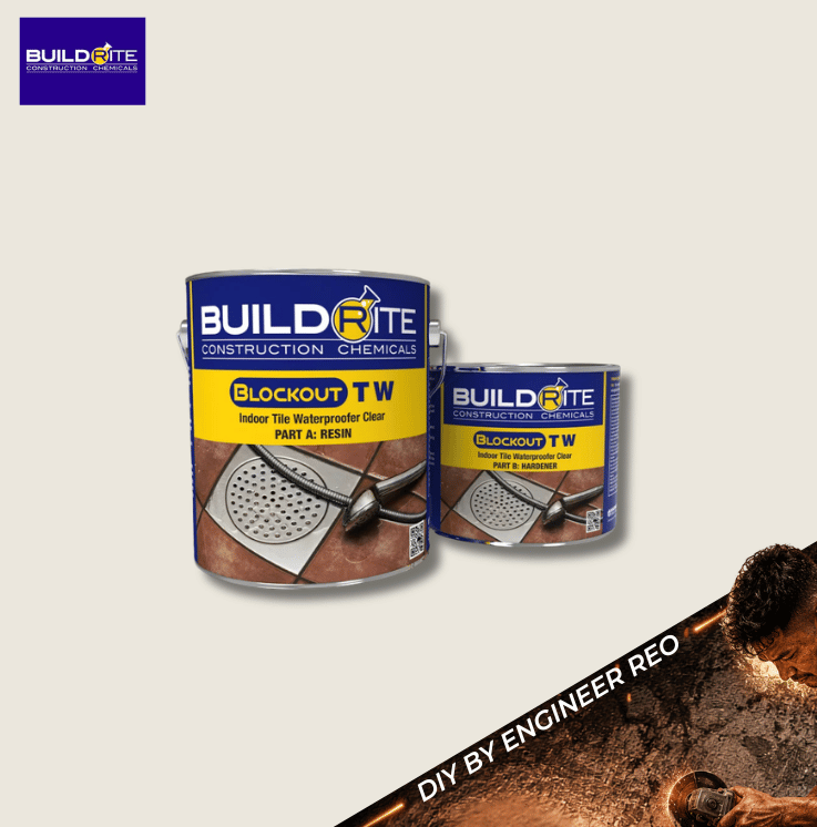 BLOCKOUT TW - Indoor Epoxy Tile Waterproofer Clear 3.8kg