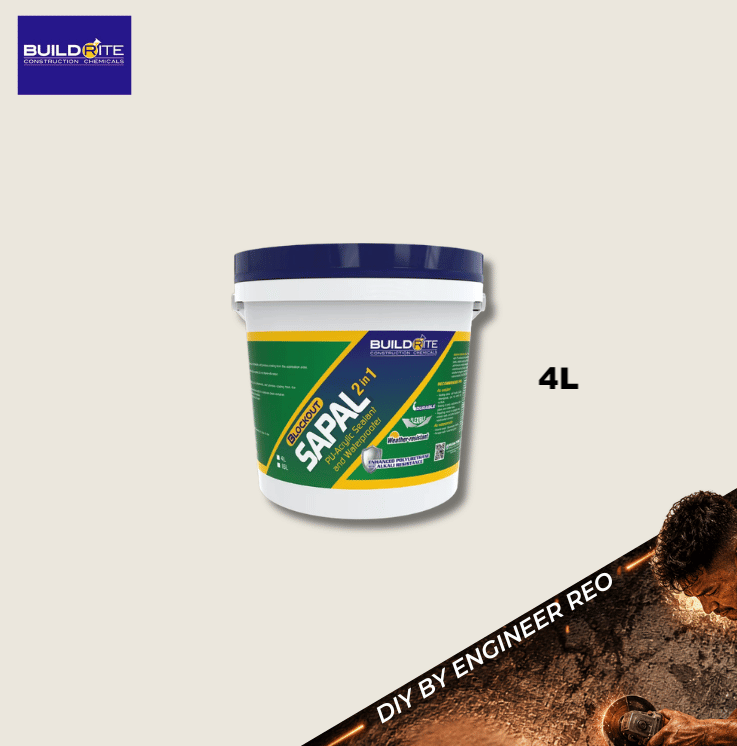 SAPAL 2 IN 1 - PU-Acrylic Sealant and Waterproofer 4KG