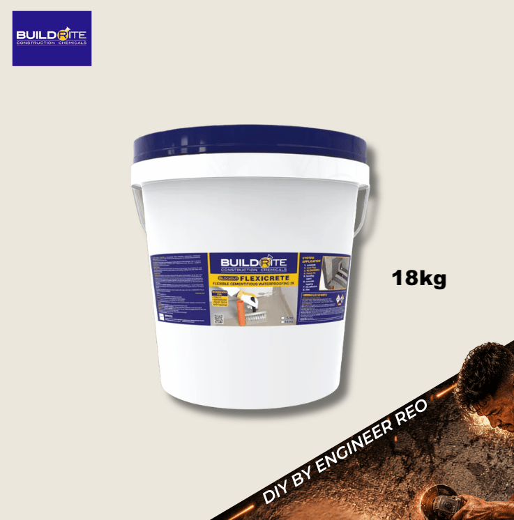 FLEXICRETE - Flexible Cementetious Waterproofer 5kg, 18kg