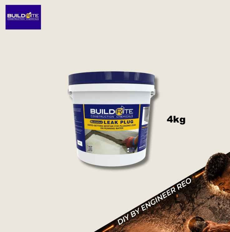 LEAK PLUG - Rapid-Setting Mortar for Plugging Leak 1kg, 4kg, 25kg
