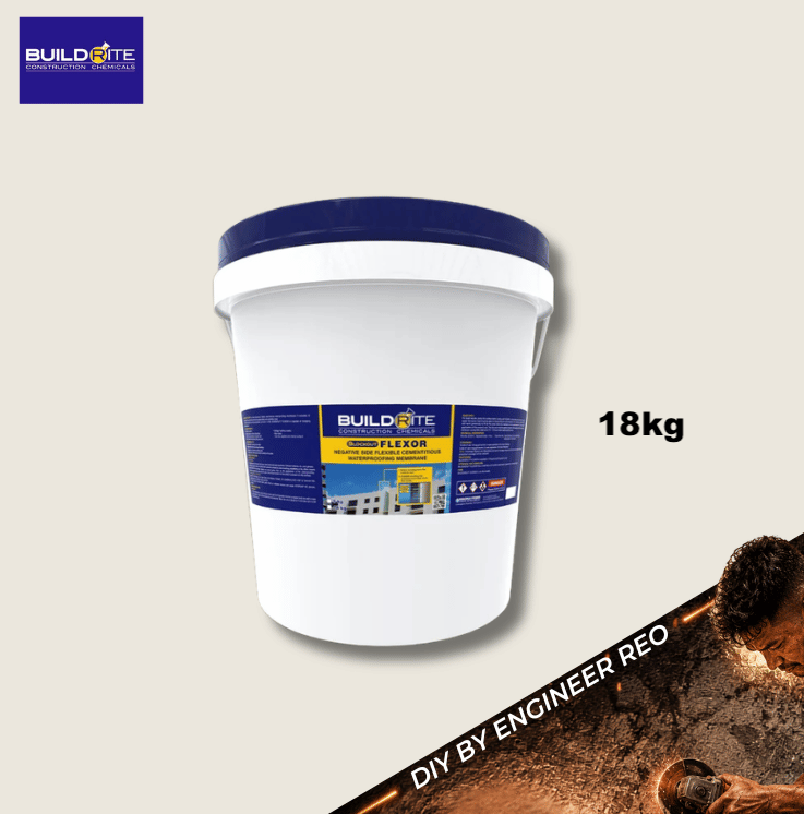 FLEXOR - Negative Side Cementitious Waterproofing 2K 5kg, 18kg