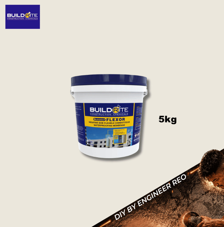 FLEXOR - Negative Side Cementitious Waterproofing 2K 5kg, 18kg